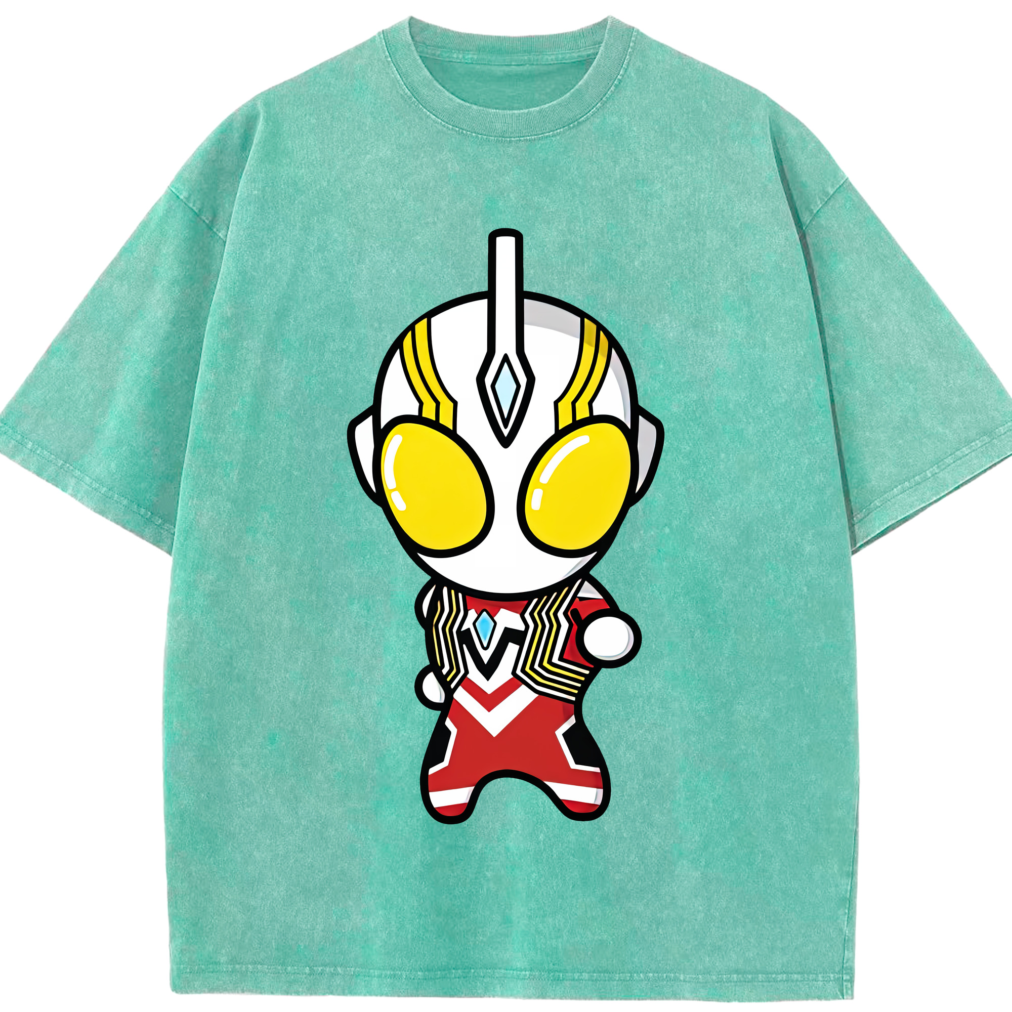 （画像用） ウルトラマン Ultraman 綿100% ヴィンテージ風 半袖Tシャツ（フロントプリント）